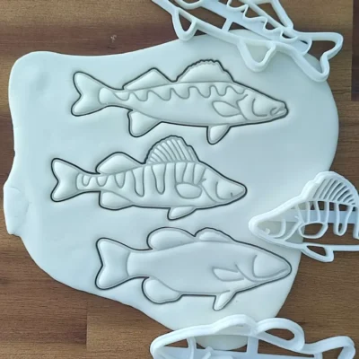 balık kurabiye kalıbı ile yaratıcı tatlı tasarımları