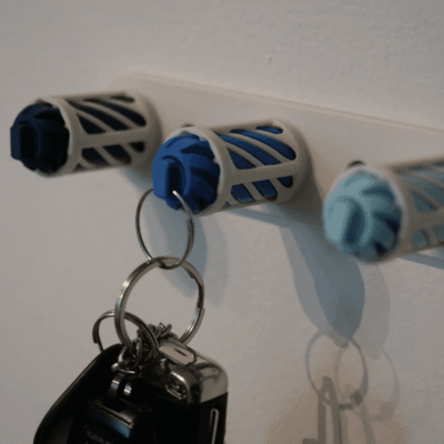 Spiral Duvar Anahtarlığı
